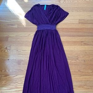 Modcloth Purple Maxi Dress Small